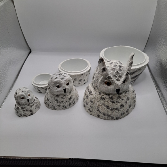Roman Inc Nesting Snow Owl Set - Picture 12 of 16